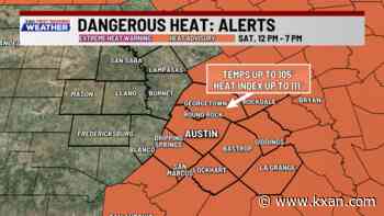 Heat Advisory in effect as highs near records