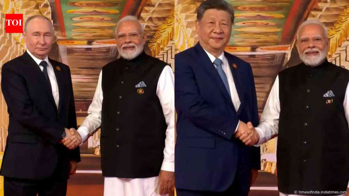 Tamil link at Brics: PM Modi greets leaders before Rameswaram backdrop; Xi stops for a closer look