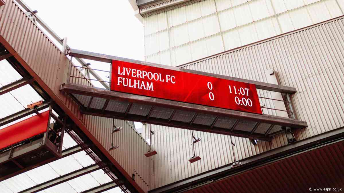 Liverpool vs. Fulham LIVE: Premier League updates as Bradley Barcola starts again