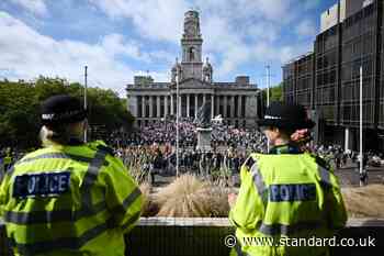 Anti-migrant protesters and counter demonstrators hold rival demos in Portsmouth