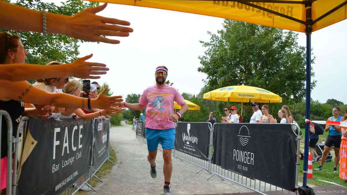 SwimRun Poing am Sonntag: Für die Volksdistanz reichen Badehose und Laufschuhe