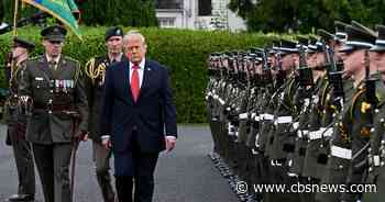 Trump says he would "love" a unified Ireland as he kicks off visit