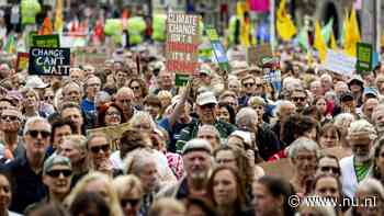 Tienduizenden bij klimaatmars Amsterdam: 'Wij drammen wél door, Rob'