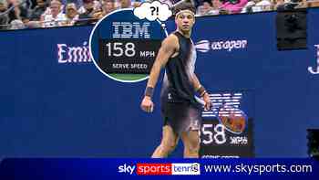 '158mph?! That's not right!' - Either way, Shelton's serve is UNMATCHED!