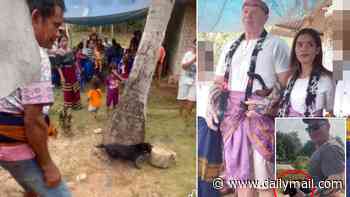 Uproar as Australian man beats a puppy to death - before eating it - on an island near Bali during wedding festivities to local bride: As video explodes across internet, he responds