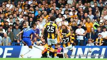 Premier League LIVE: Hull City LEAD against Chelsea at Stamford Bridge, sluggish Liverpool frustrated by Fulham while ex-Blues flop is SENT OFF for Crystal Palace vs Ipswich