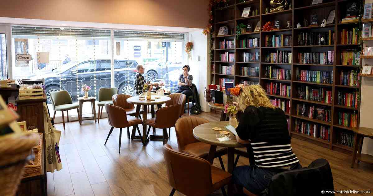 Look inside the North East's newest cosy bookshop and café