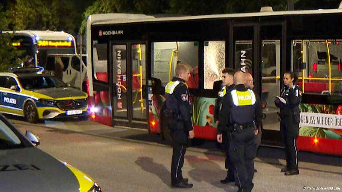 Nach Schüssen auf Hamburger Linienbus: Polizei findet Verdächtige – und eine Waffe