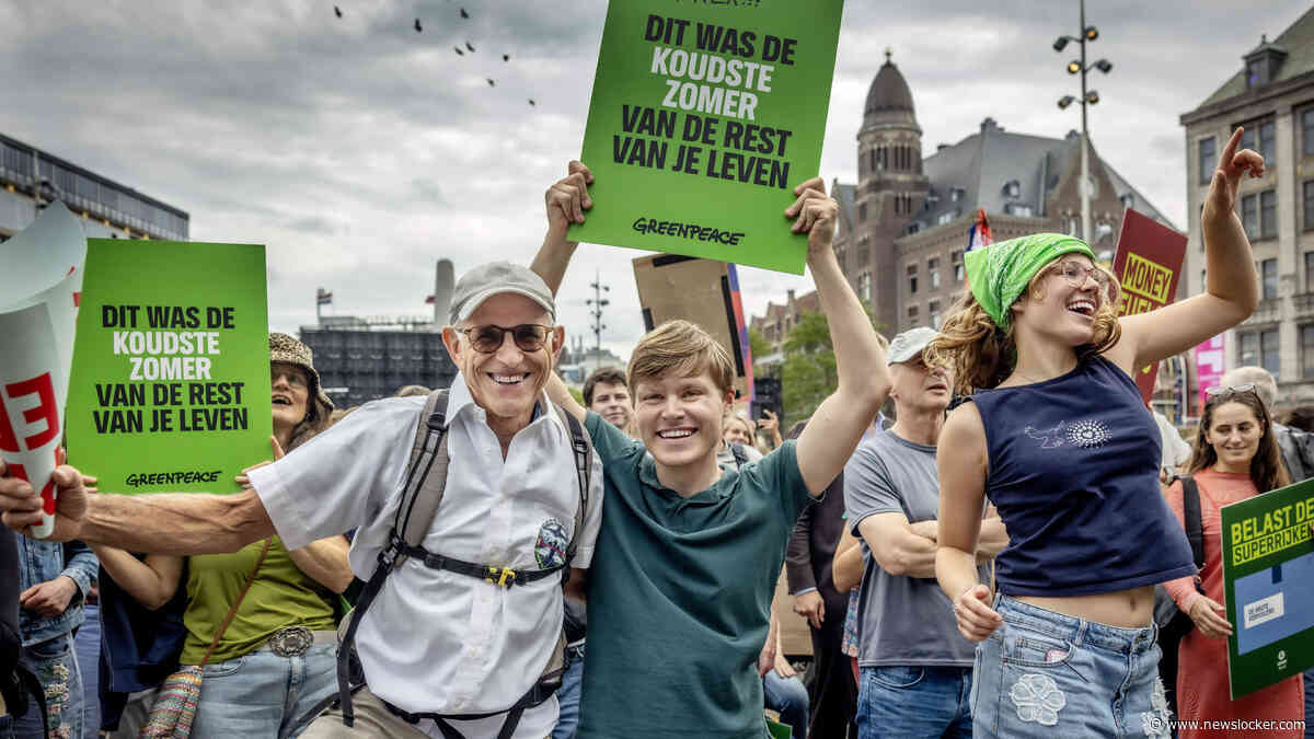 Grote teleurstelling over ’klimaatdrammer’ Rob Jetten bij mars door Amsterdam: ’We zijn verbijsterd’