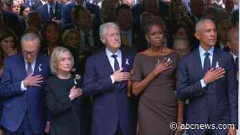 WATCH:  Former presidents attend NYC ceremony for 9/11 anniversary
