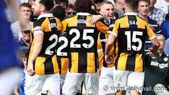 Premier League LIVE: Hull City LEAD against Chelsea at Stamford Bridge, sluggish Liverpool frustrated by Fulham while ex-Blues flop is SENT OFF for Crystal Palace vs Ipswich and Forest lead at Villa