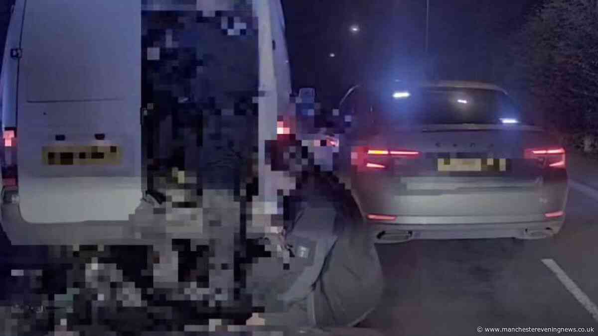 Nine teens 'taken home to parents' after police chase stolen van in Lancashire