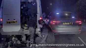 Nine teens 'taken home to parents' after police chase stolen van in Lancashire