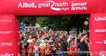 47 Mini Great North Run pictures as thousands of children hit Newcastle Quayside