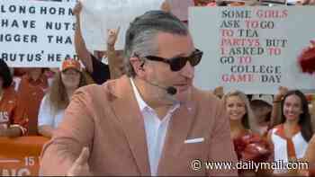 Ted Cruz ruthlessly booed on ESPN College GameDay as fans taunt him with brutal chant in awkward interview