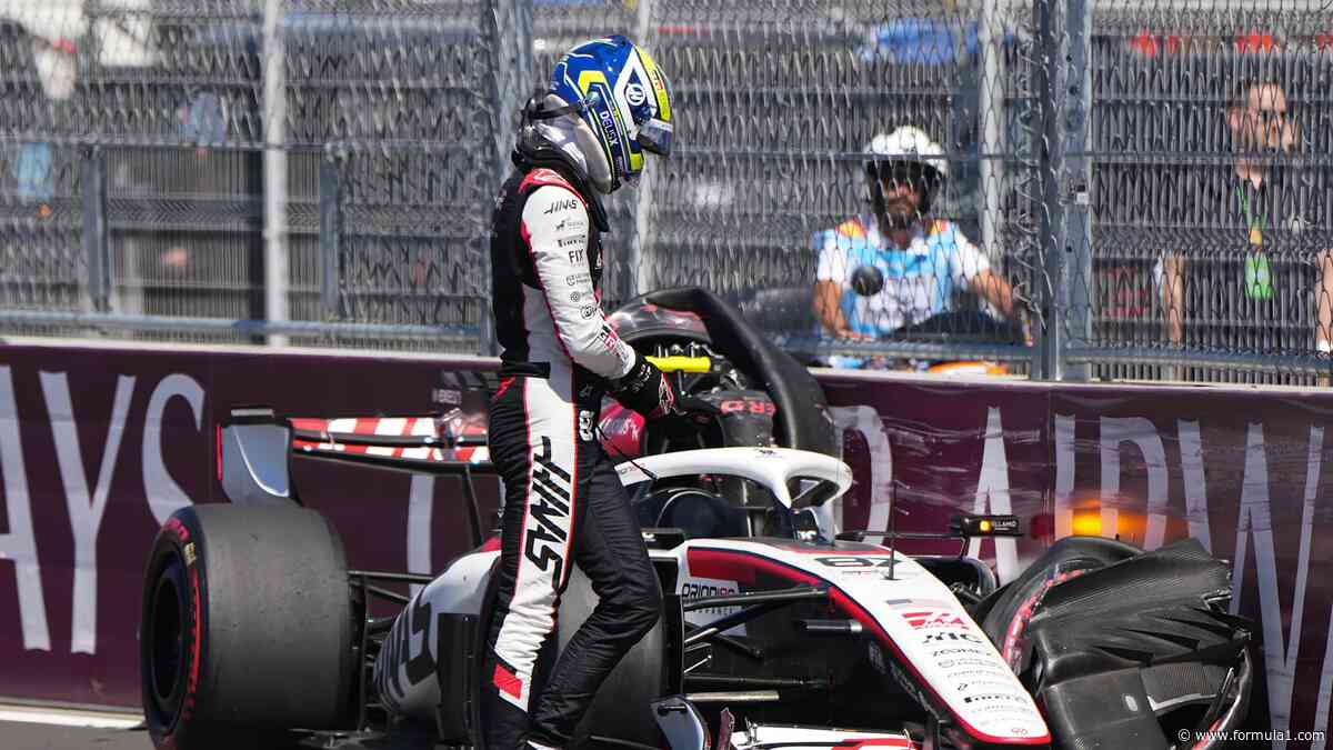 ‘Hurts a lot’ – Bearman after crash rules him out of Qualifying