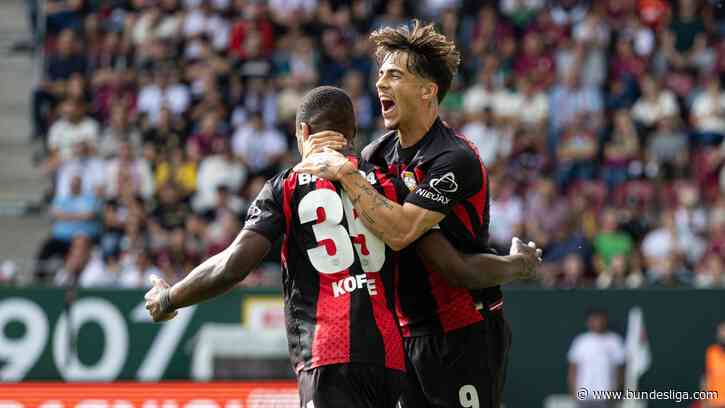 Bayer Leverkusen snatch a late draw against unbeaten Augsburg
