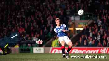 Rangers boss McInnes can look back fondly on his Old Firm playing debut back in 1996 ... but it's a different story for van Vossen after miss of the century