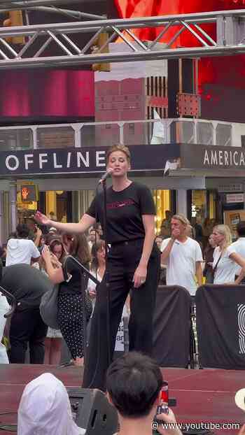 Taste of TSQ x #TSQLive! Performances from @M@MybroadwaydreamsMTA Music, & Broadway’s musicals 🎤