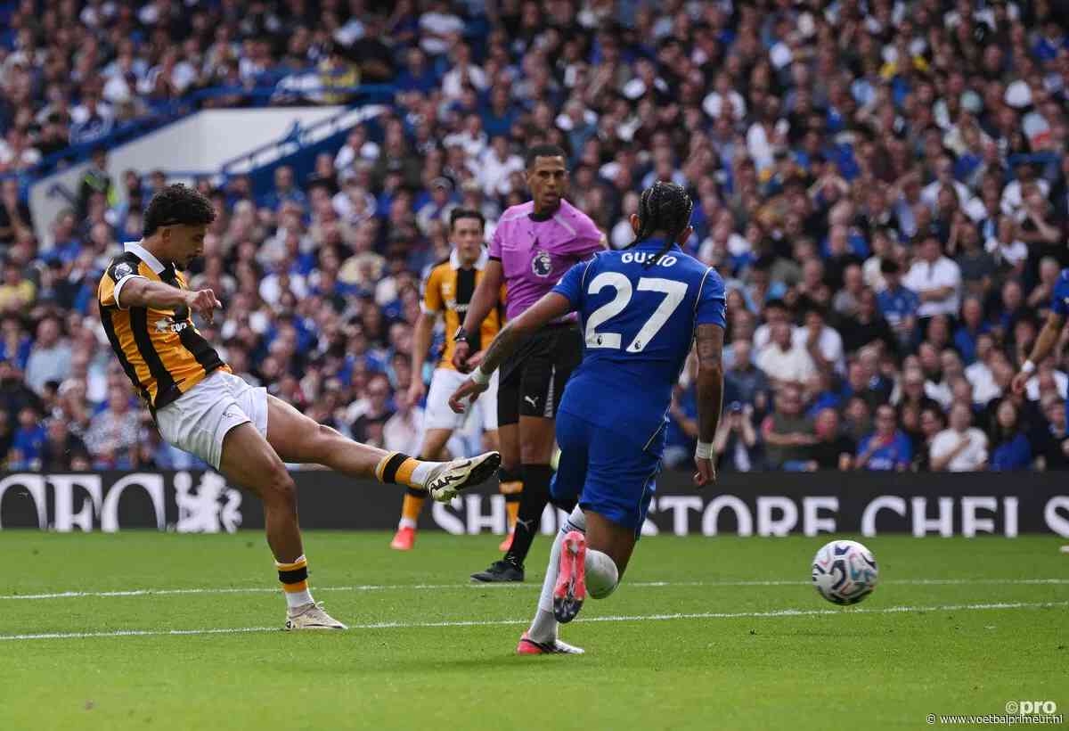 Hull verliest ook op bezoek bij Chelsea niet, Kluivert scoort voor Bournemouth