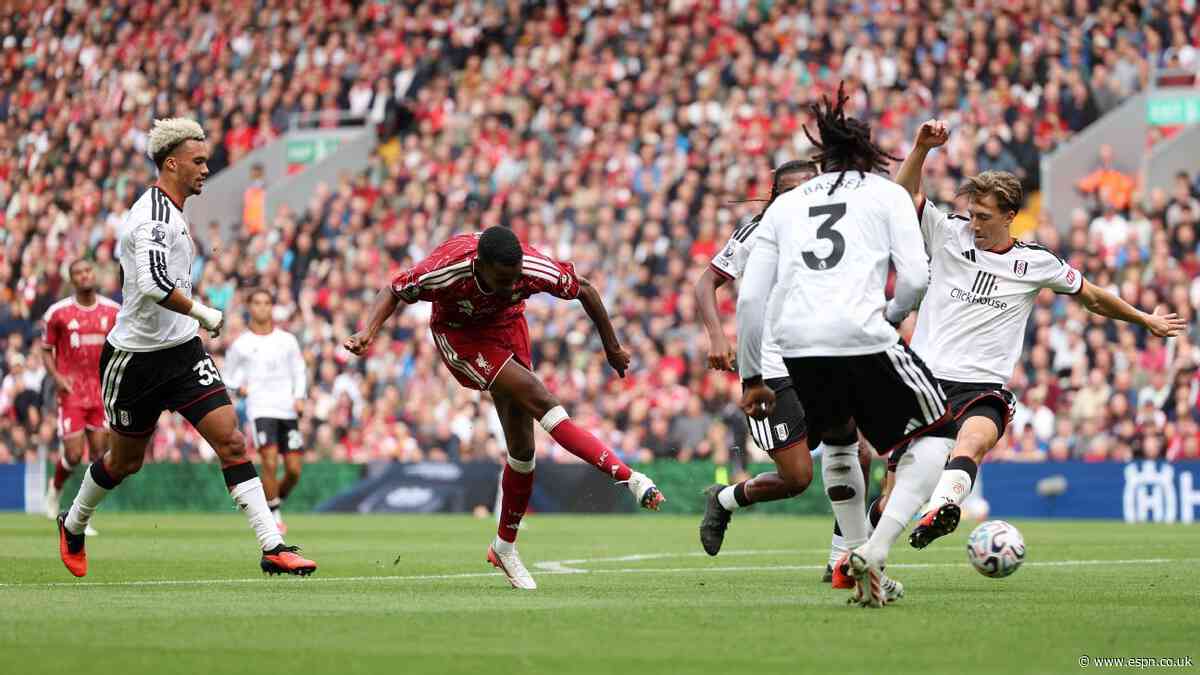 Liverpool vs. Fulham LIVE: Premier League updates as visitors pick up first point in bore draw