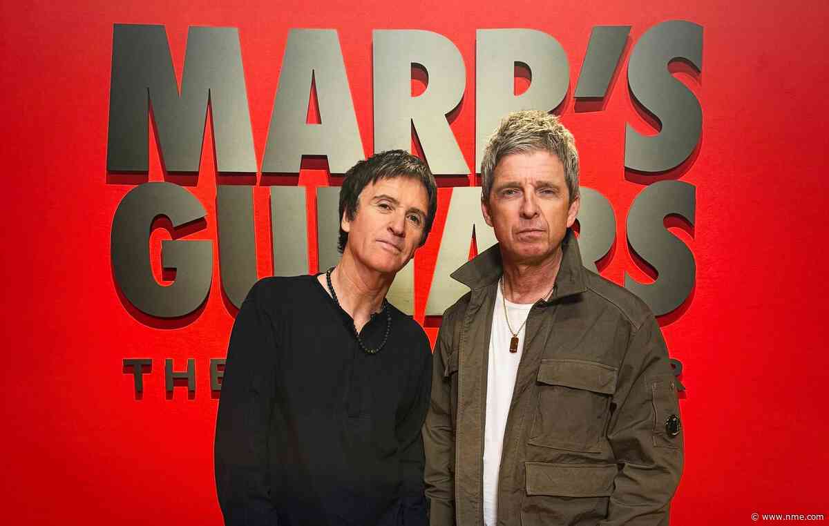 Watch Johnny Marr and Noel Gallagher explore the stories of Marr’s iconic guitars: “I remember looking at one of them on the floor for the cover of ‘Supersonic’, going, ‘that cannot be the fucking Smiths’ guitar'”