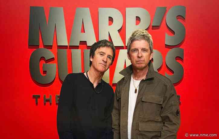 Watch Johnny Marr and Noel Gallagher explore the stories of Marr’s iconic guitars: “I remember looking at one of them on the floor for the cover of ‘Supersonic’, going, ‘that cannot be the fucking Smiths’ guitar'”