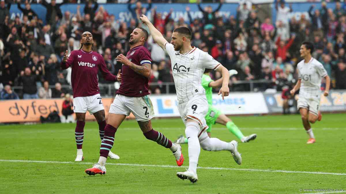 Swansea City go joint top as Zan Vipotnik strikes in impressive win