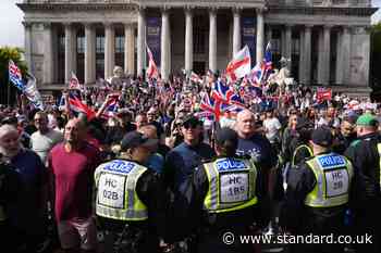 Man arrested over concealing identity at anti-immigration protest in Portsmouth
