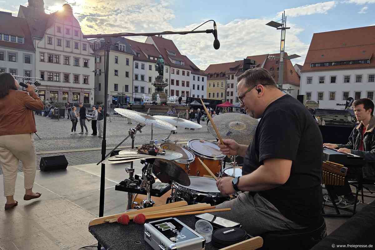 Freiberger Nachtschicht beginnt: Das sind die ersten Bilder