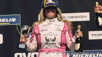 Teenage racer Gracie Mitchell enjoys triple podium success at Croft