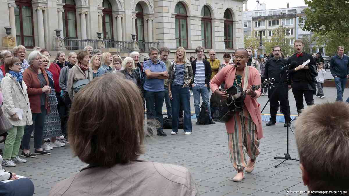 2000 Musiker aus der Region spielen und singen in Braunschweig – die schönsten Bilder