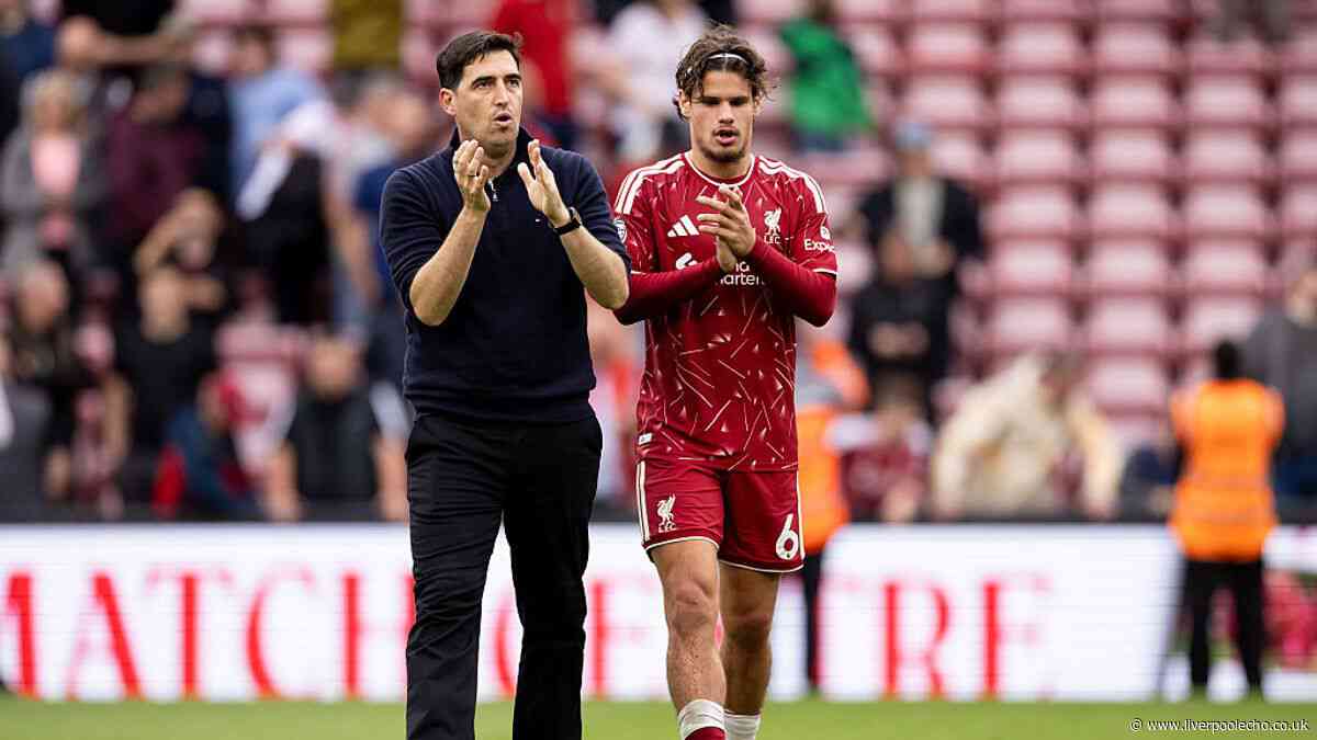What Liverpool fans did before and after full-time gives Andoni Iraola a severe reality check