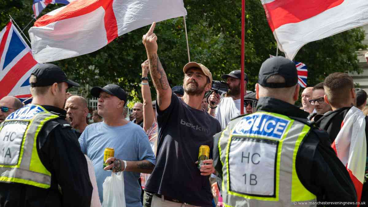 Man, 76, arrested over concealing identity at Portsmouth anti-immigration protest