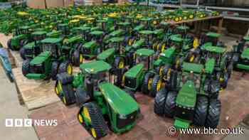 Toy tractors on sale to make room for more items