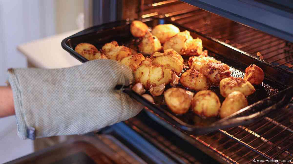 Roast potatoes are so much crispier if covered in 1 ingredient before going in oven