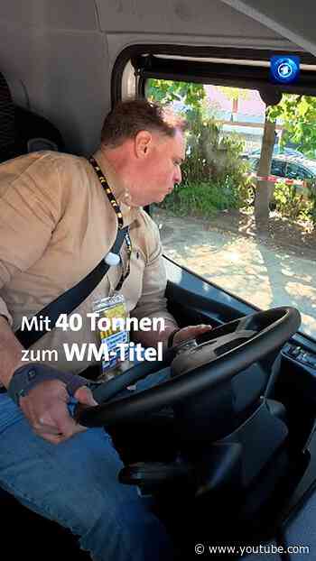 Lkw-WM: Mit 40 Tonnen zum Weltmeistertitel #lkw #LkwWM #Eppelheim #weltmeisterschaft  #tagesschau