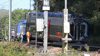 Saboteurs suspected in train derailment that injured 44 and left passengers in 'state of shock', French police say
