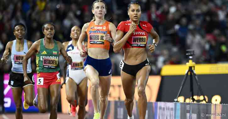Femke Broeders-Bol in actie op de 800 meter, Lieke Klaver vierde op 400 meter