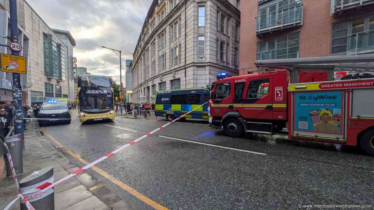 Manchester city centre incident LIVE as cordon in place near Printworks - latest updates
