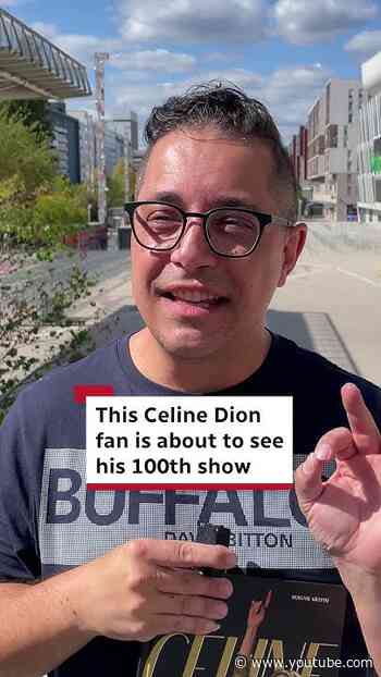 This Celine Dion fan is about to see his 100th show