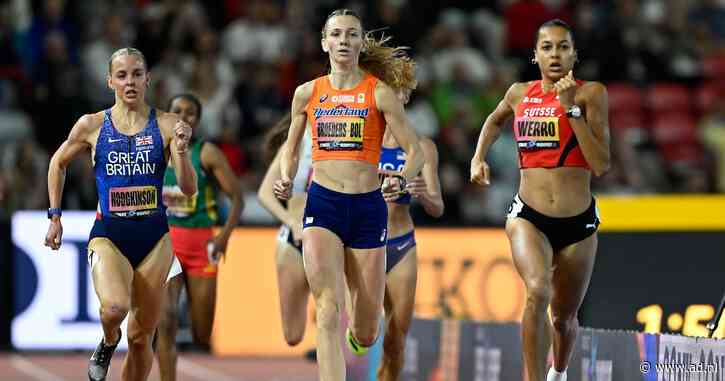Femke Broeders-Bol grijpt naast cheque van 150.000 dollar: Nederlandse eindigt als derde op 800 meter