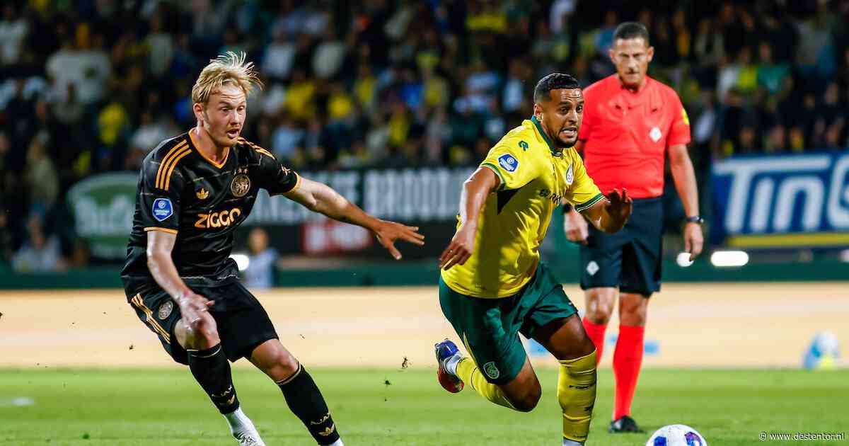 LIVE eredivisie | Ajax opent de score vlak na grote kans Fortuna: Julian Brandt ramt bal tegen de touwen