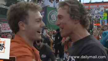 Texas student wins $1.2M on College GameDay... before excruciatingly awkward moment with Matthew McConaughey