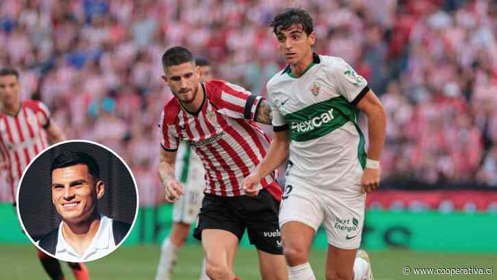 Lucas Cepeda sumó minutos en la igualdad de Elche ante Athletic Club