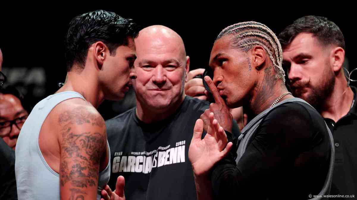 How to watch Conor Benn v Ryan Garcia fight on your TV, online and Amazon