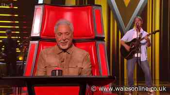 Sir Tom Jones leaves ITV viewers in tears after comment to The Voice UK judge