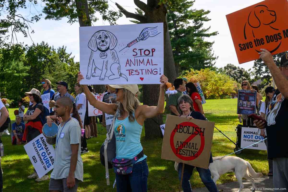 Photos: March to Abolish Animal Testing begins in Albany