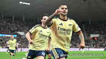 Bruno Guimaraes shows true Newcastle colours with gesture to Sunderland after Arsenal goal