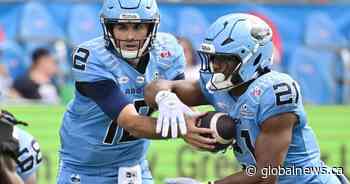 Hajrullahu earns Argos 26-23 win over Redblacks